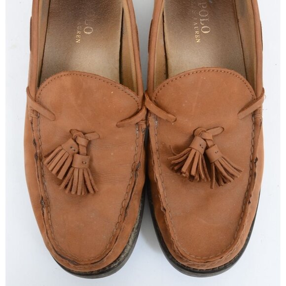 Polo Ralph Lauren Men's Kraig Leather Slip On Shoes Men's Size 11D - Picture 7 of 8